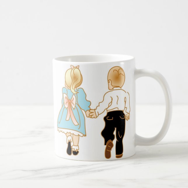 Taza De Café Compañeros de juegos para niños (Derecha)