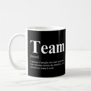Taza De Café Compañeros De Trabajo Y Colegas Definición De Equi