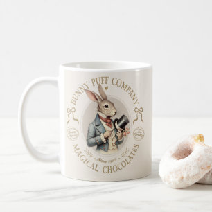 Taza De Café Compañía de conejitos inflados Caballero conejo vi