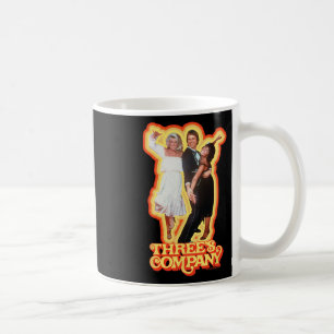 Taza De Café Compañía de tres compañeros de casa bailando retro