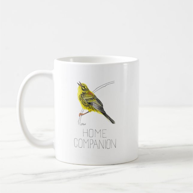Taza De Café Compañía doméstica Prairie (Prairie Warbler) (Izquierda)