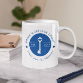 Taza De Café Compañía Hipotecaria Personalizado moderna Añada s