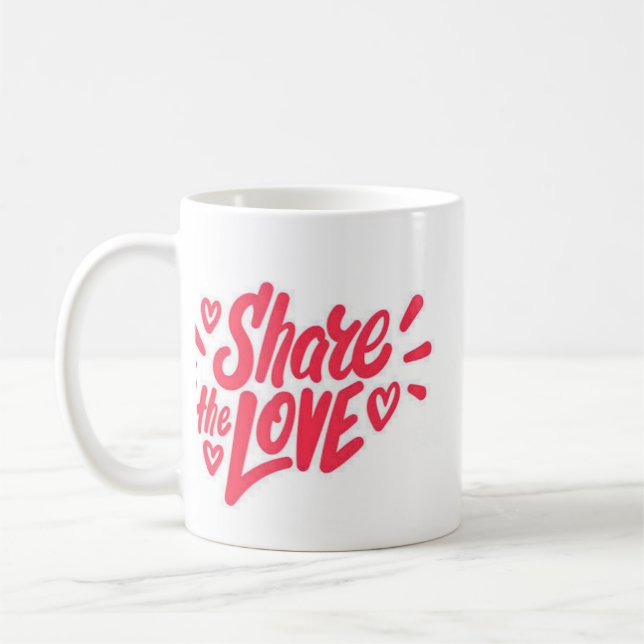Taza de café Comparte el amor (Izquierda)