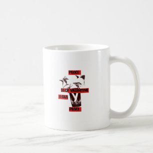 Taza De Café Comparte el Amor: Un Vaso de Arte de Paz de San Va