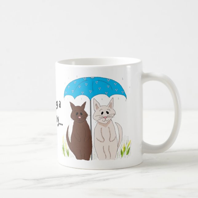 Taza De Café Compartiendo un día lluvioso... (Derecha)