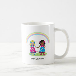 Taza De Café Compartir amor - Igualdad para todos