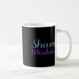 Taza De Café Compartir sabiduría Prevención del suicidio Awaren