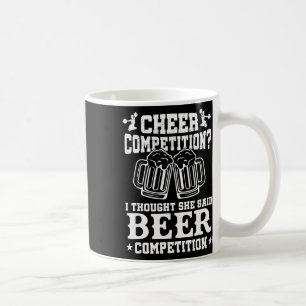 Taza De Café Competencia de Animadoras Cerveza Divertida Mamá P