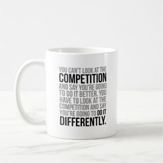 Taza De Café Competencia lo hace de manera diferente