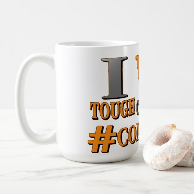 Taza De Café "COMPETENCIAS DIFÍCILES" Diseño Cálido. ¡Hazte con (Con donut)