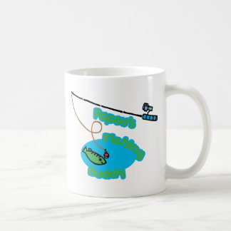 Taza De Café Compinche de la pesca de Papou