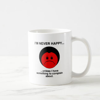 Taza De Café Complainer feliz
