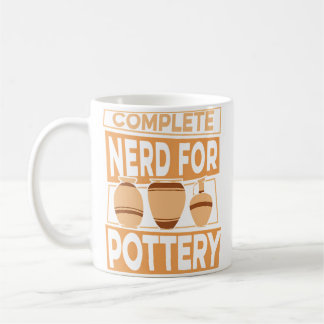 Taza De Café Completamente friki de la alfarería Rueda de alfar