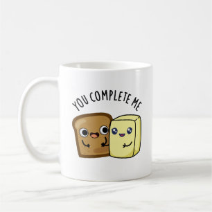 Taza De Café Completarme Divertido bolígrafo de pan