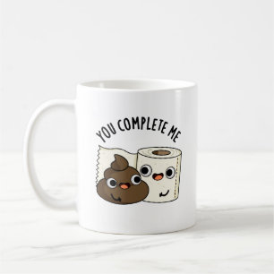Taza De Café Completarme Divertido papel higiénico Pun