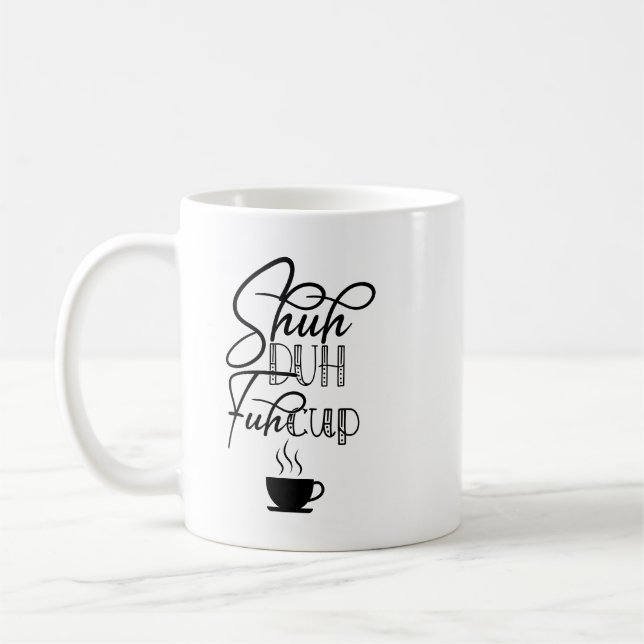Taza De Café Cómplice de cumpleaños de Coworker moderno (Izquierda)