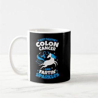 Taza De Café Cómplice de Unicornio contra el cáncer de colon