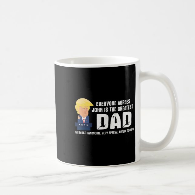 Taza De Café Cómplices de Trump diciendo la mejor cita de papá  (Derecha)