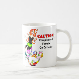 Taza De Café "Complicó a la hembra en sirena del cafeína"