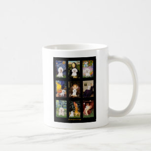 Taza De Café Composición de Bichon Frise de arte famoso