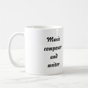 Taza De Café Compositor De Música Y Escritor