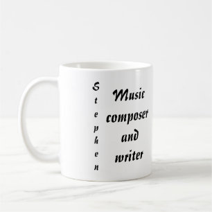 Taza De Café Compositor De Música Y Escritor