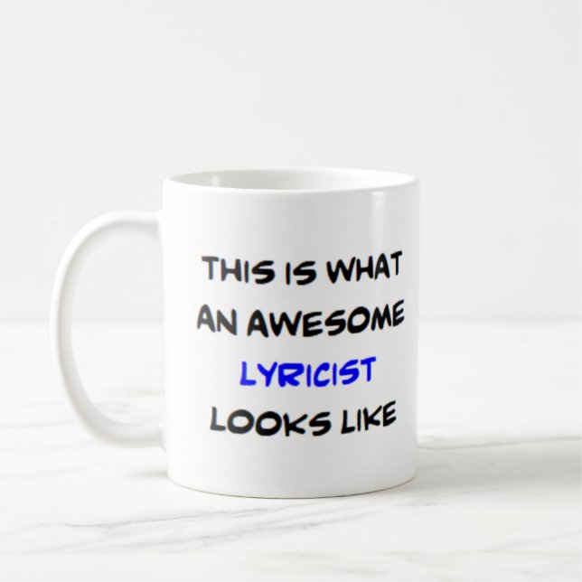 Taza De Café compositor lírico, impresionante (Izquierda)