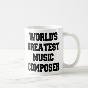 Taza De Café Compositor musical más grande del mundo