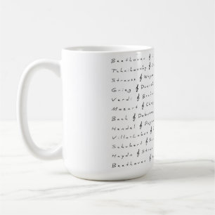 Taza De Café Compositores de música clásica
