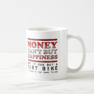 Taza De Café Comprar felicidad sucia bicicleta divertida Mug