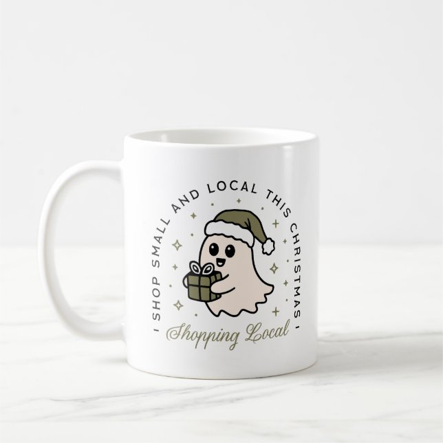 Taza De Café Comprar pequeños y locales estos Navidades (Izquierda)