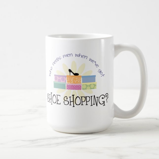 Taza De Café Compras del zapato (Derecha)