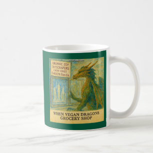 Taza De Café Compras divertidas de comestibles veganos del drag