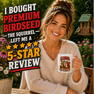 Taza De Café Compré alpiste premium 5 estrellas para ardillas