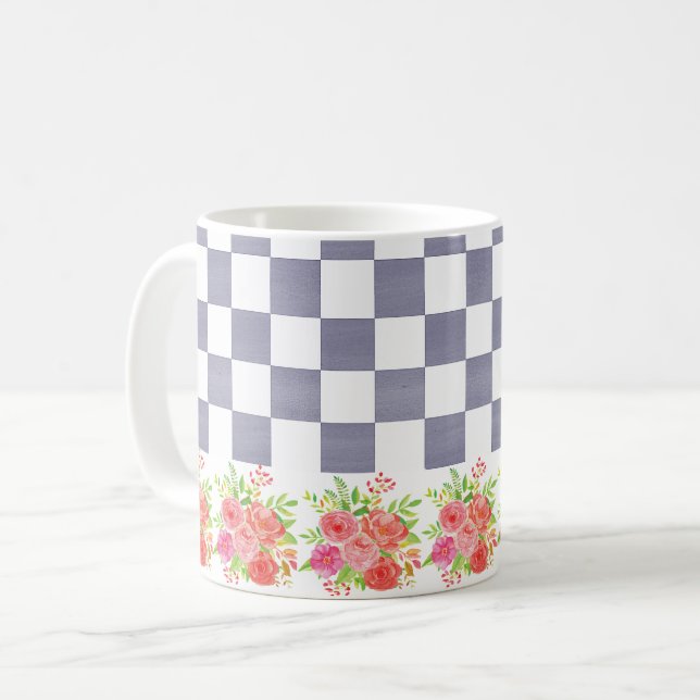 Taza De Café Comprobaciones en Bloom Mug (Anverso izquierdo)