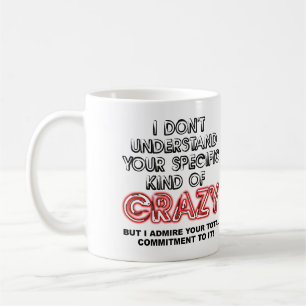 Taza De Café Comprometido Con Crazy Funny Mug Travel Mug Citas