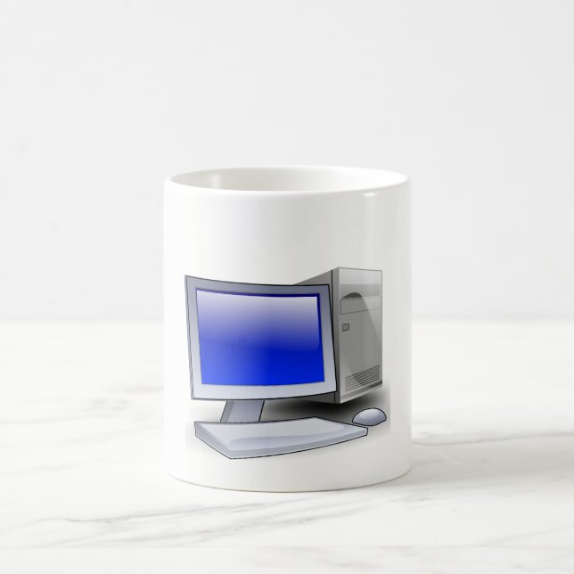 Taza De Café Computadora de escritorio (Centro)