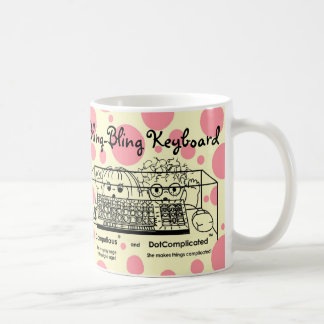 Taza De Café Computious y DotComplicated (TM) Bling-Bling