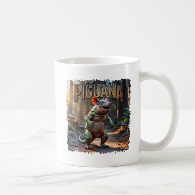 Taza De Café Cómputo fotográfico de Piguana Funny (Derecha)