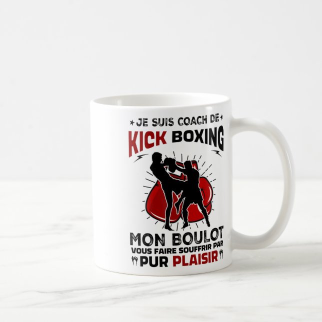 Taza De Café Comt Boxer Vs Entrenador  (Derecha)