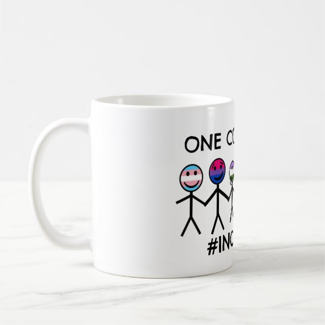 Taza De Café Comunidad del Orgullo Gay Uno (Izquierda)