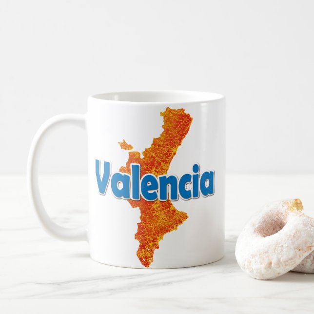 Taza De Café Comunidad valenciana (Con donut)