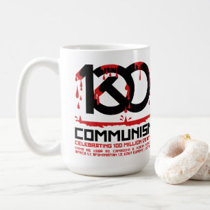 Taza De Café Comunismo, celebrando 100 millones de muertes