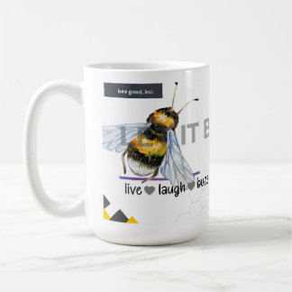 Taza de café con abeja
