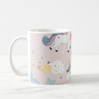 Taza De Café Con amigos de unicornio
