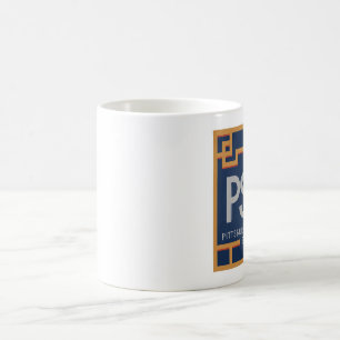 Taza de café con antiguo logotipo de PSFS