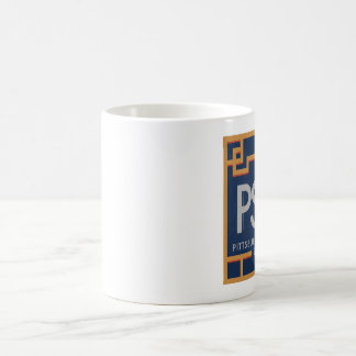 Taza de café con antiguo logotipo de PSFS
