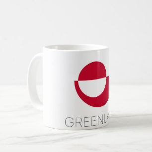 Taza de café con bandera de Groenlandia