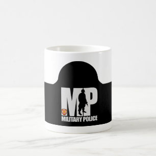 Taza de café con brazalete de Policía Militar