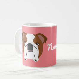 Taza de café con Bulldog Inglés